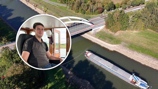 Jennik (23) trotseert de lage waterstand op de IJssel: 'Schepen varen zich lek' Home