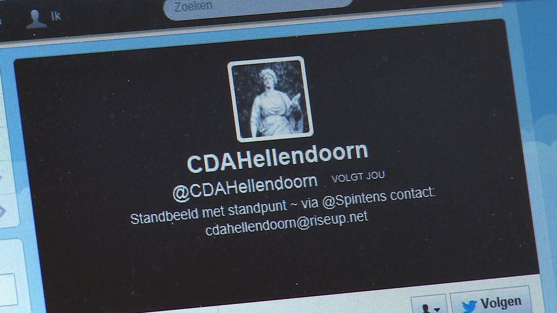 CDA Hellendoorn vraagt Twitter account te blokkeren