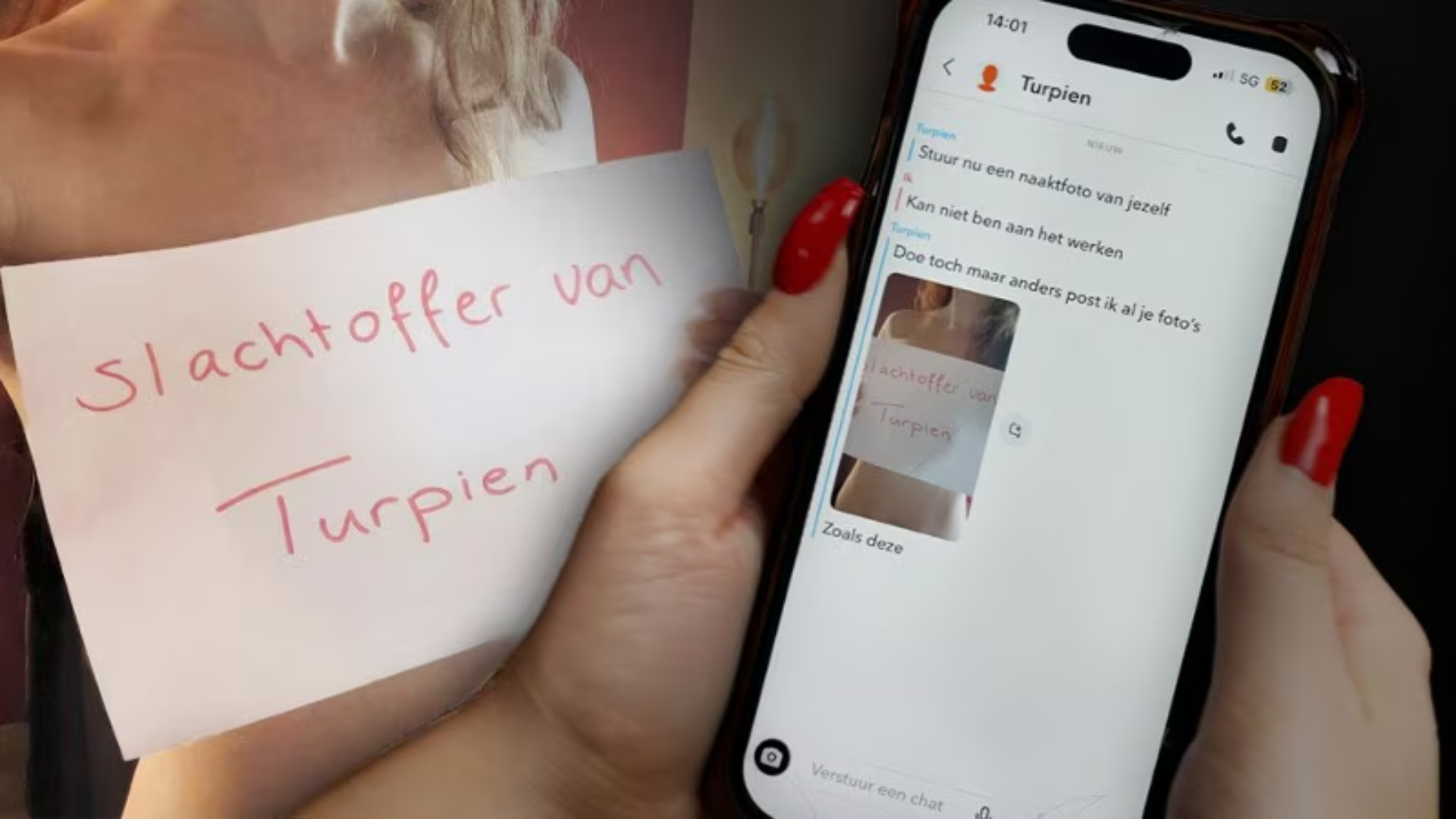 Met de gebruikersnaam 'Turpien' ging de verdachte op jacht naar slachtoffers.
