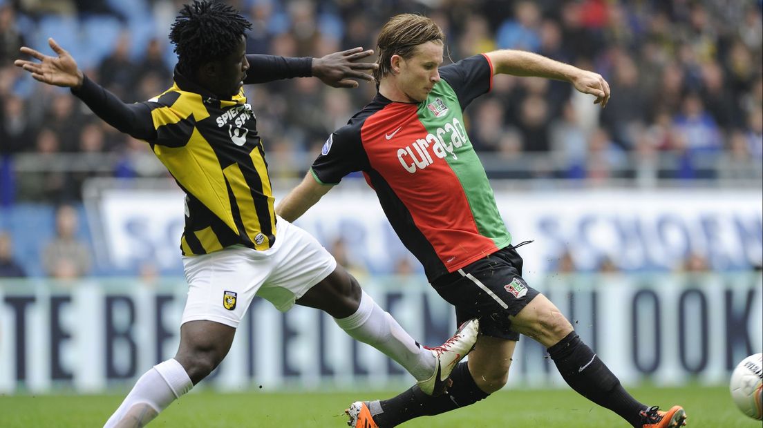 Mark Otten als voetballer van NEC