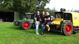 De familie Zwiep racet met een combine