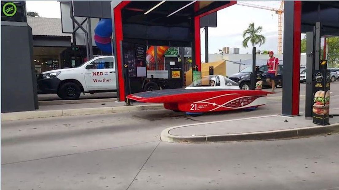 Fast food voor de snelle solar-wagen