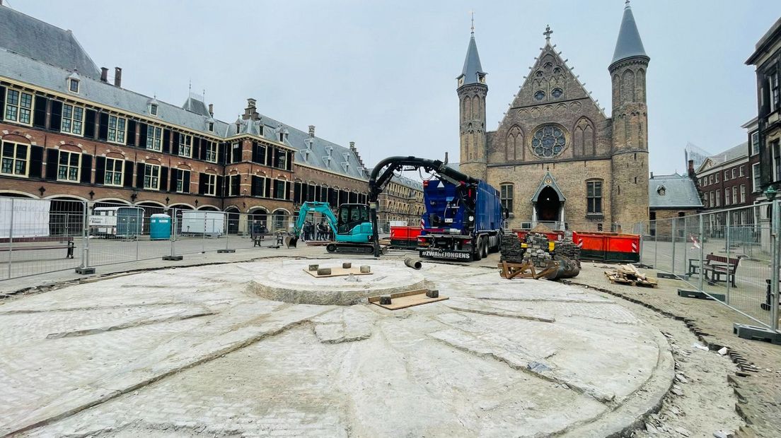 Binnenhof wordt verbouwd