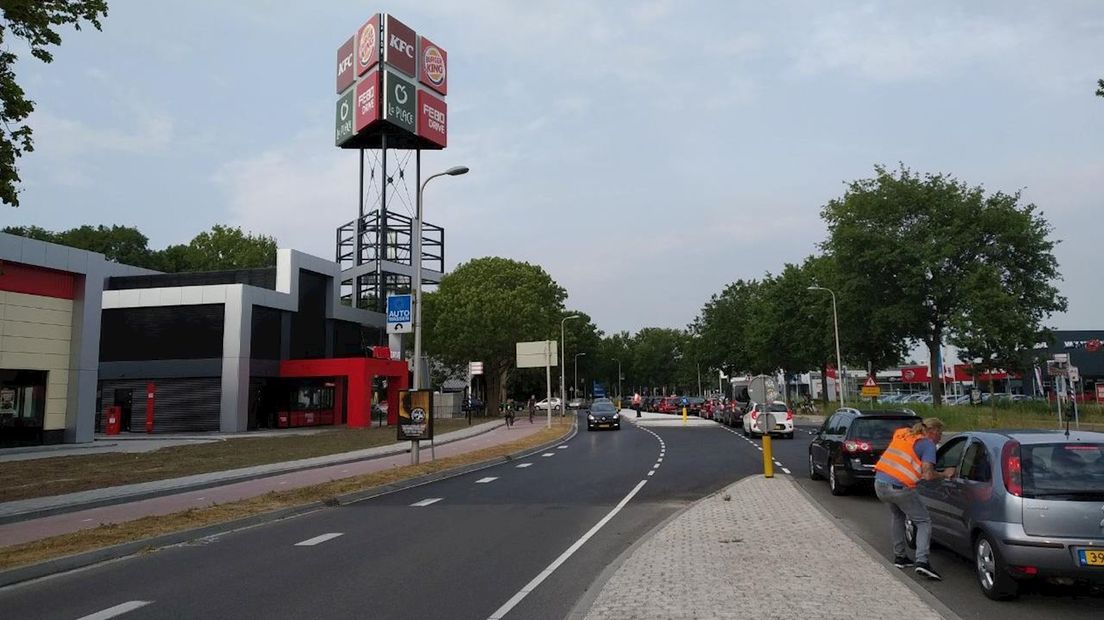 Verkeerschaos in Zwolle