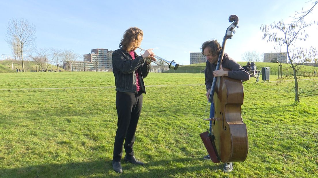 In Park Hoge Woerd in Utrecht blijkt de muziek ook prachtig te klinken