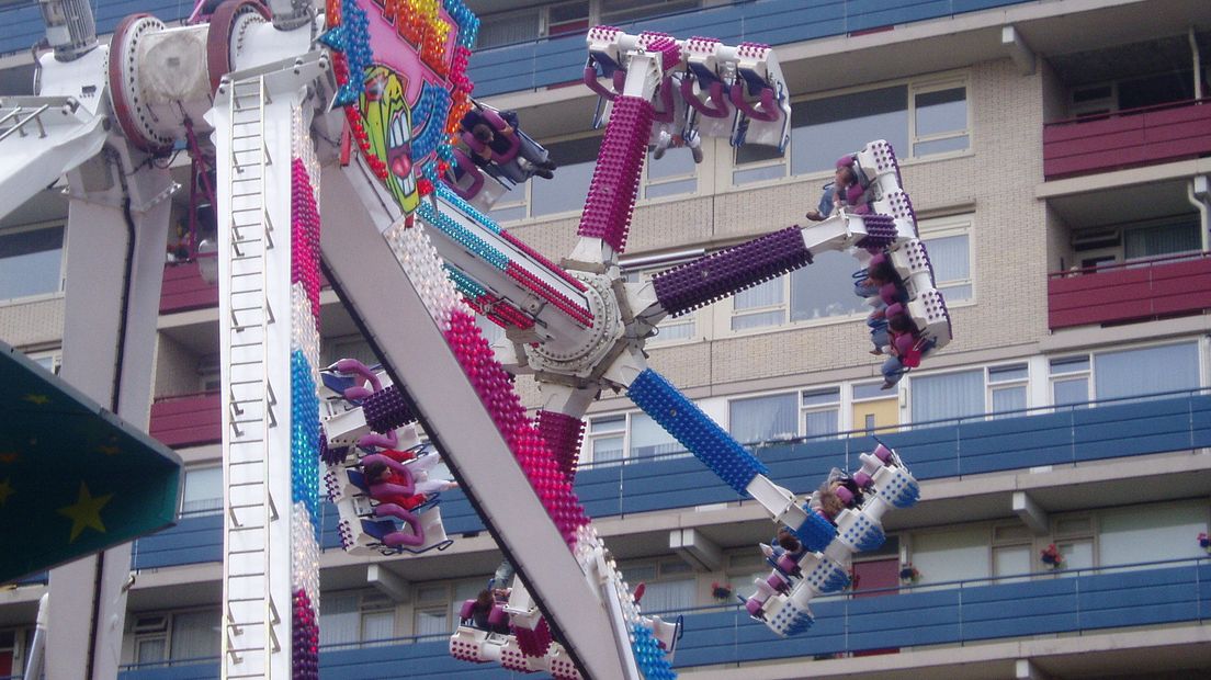 De Afterburner op de kermis in Tilburg (foto uit 2004)