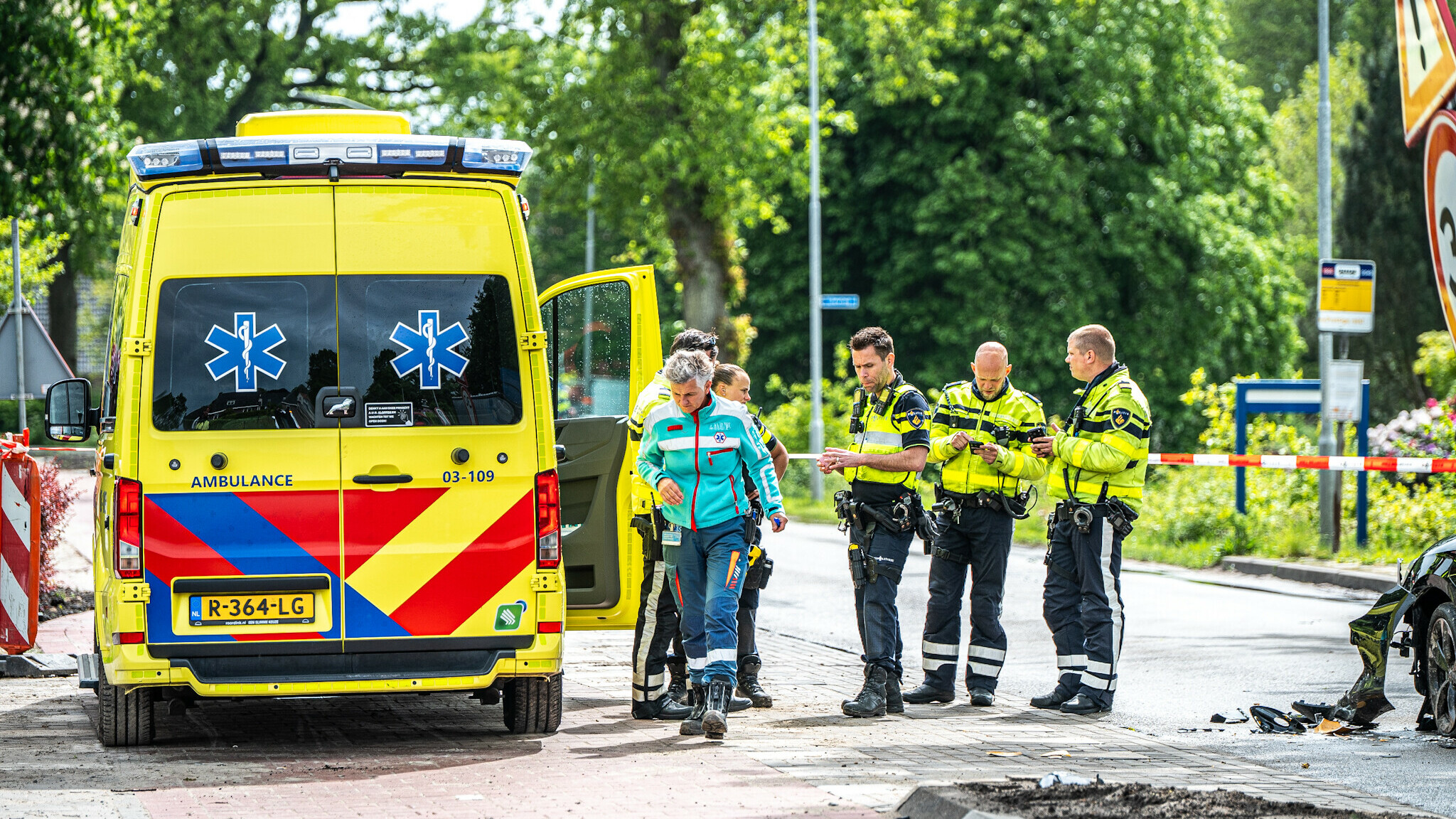 Motorrijder raakt gewond bij ongeluk in Beilen.