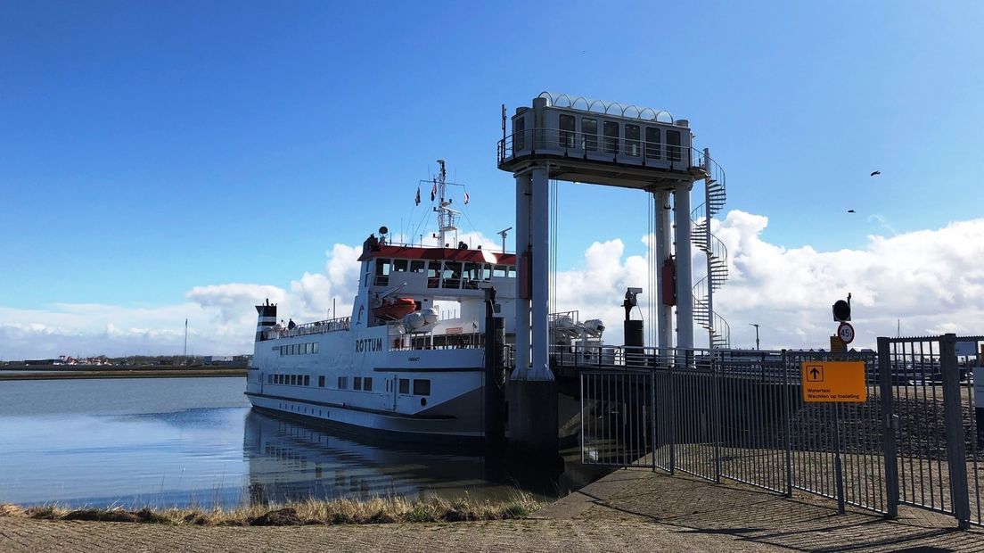 De veerboot naar Schiermonnikoog