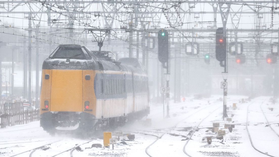 Treinverkeer komt weer langzaam op gaan