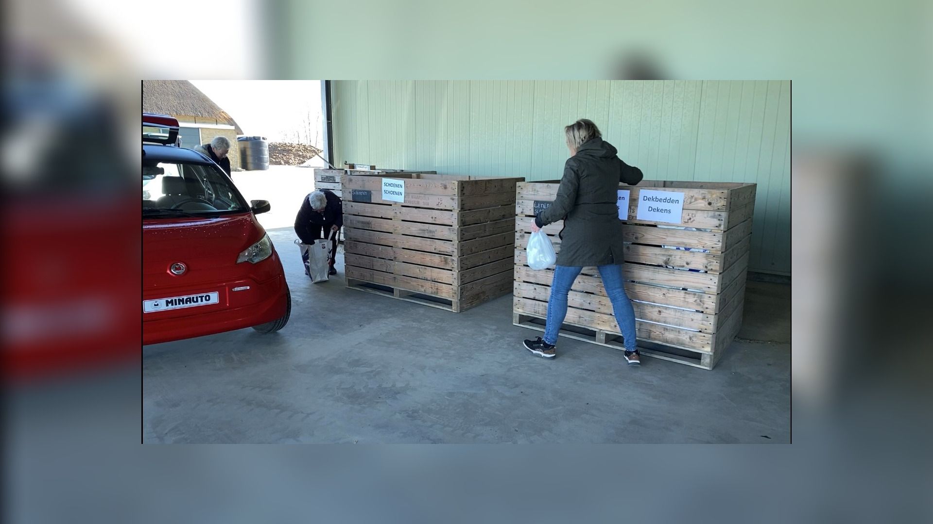 Hulpactie voor Oekraïne in Sexbierum