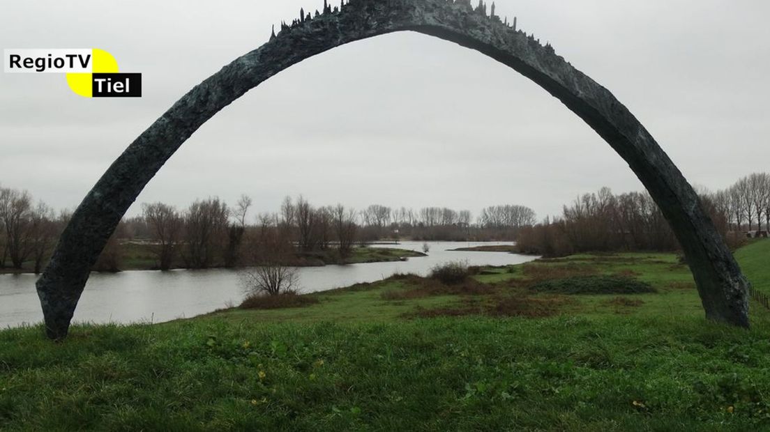 "De verbinding", kunst bij de Wetlands.