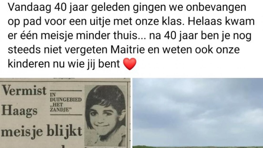 Facebookbericht van Chantal I