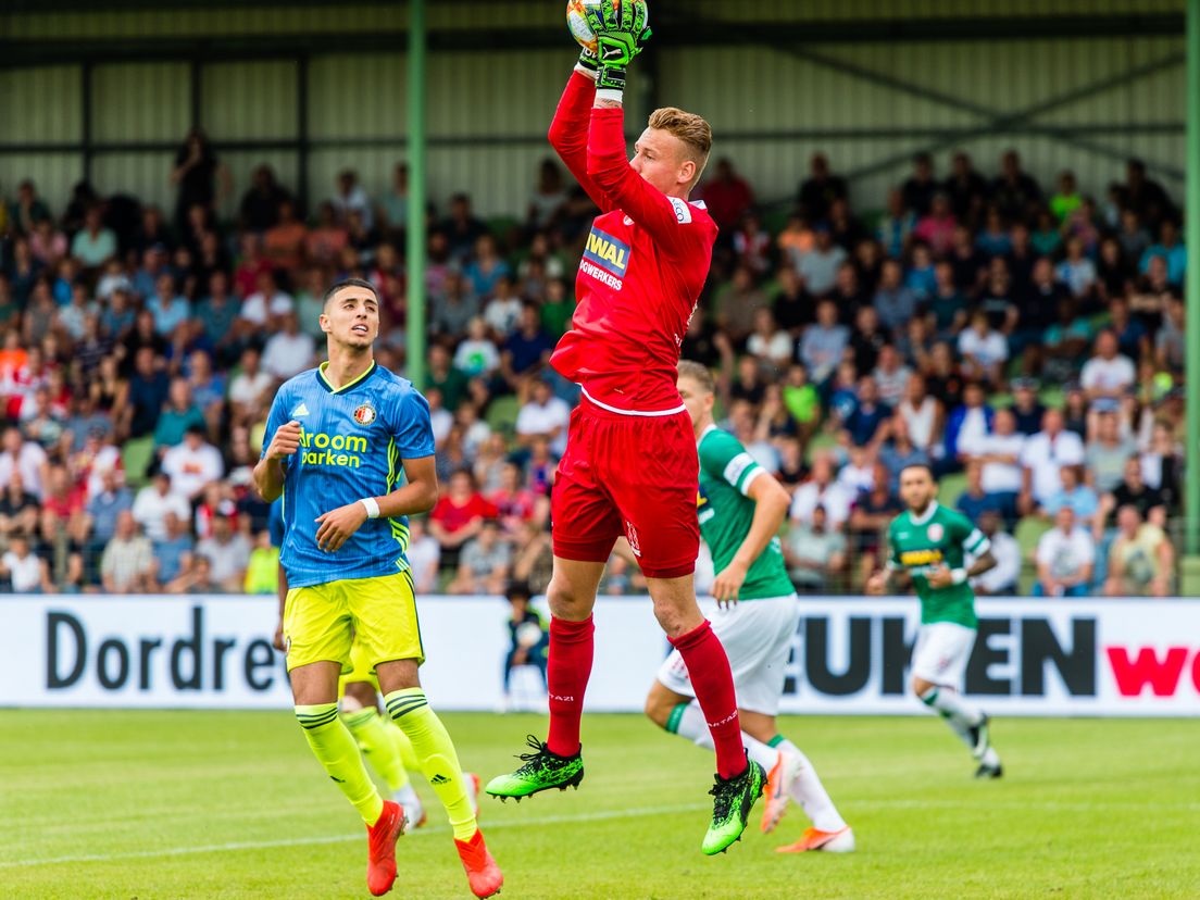 Ramón ten Hove eerder dit seizoen bij FC Dordrecht (Bron: VK Sportphoto - Yannick Verhoeven)