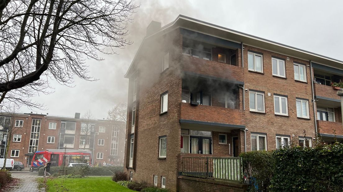 Brand in woning in Deventer