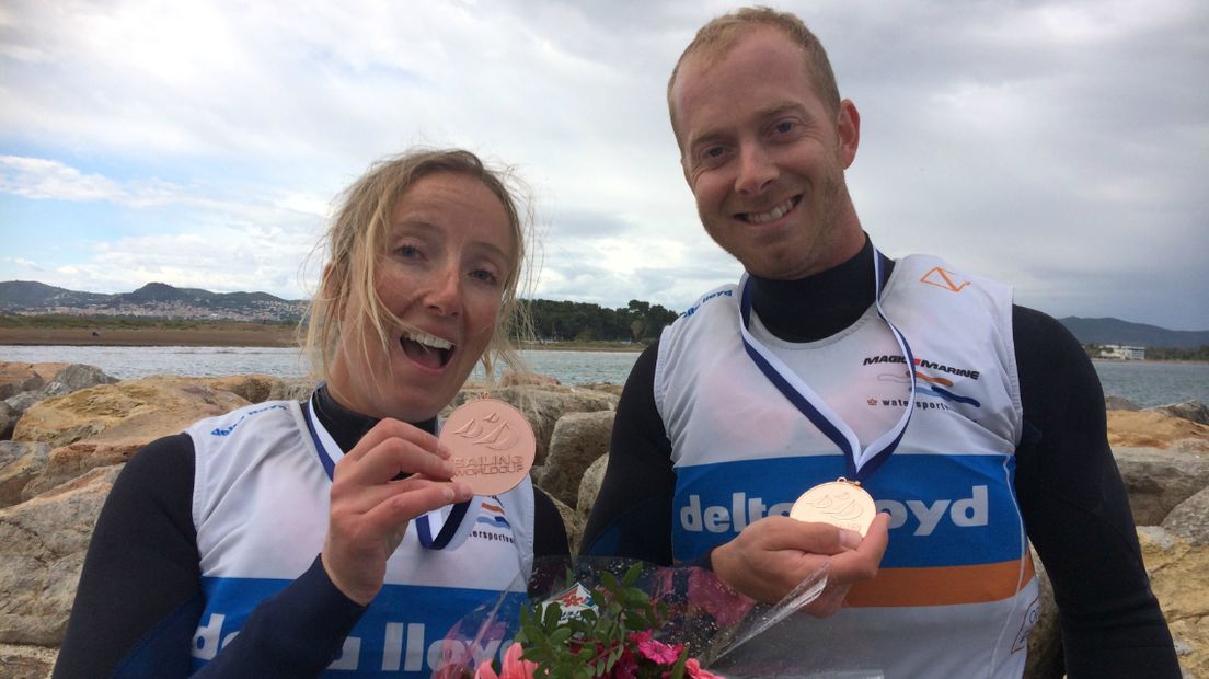 Brons voor Mandy Mulder en Coen de Koning in Hyères.