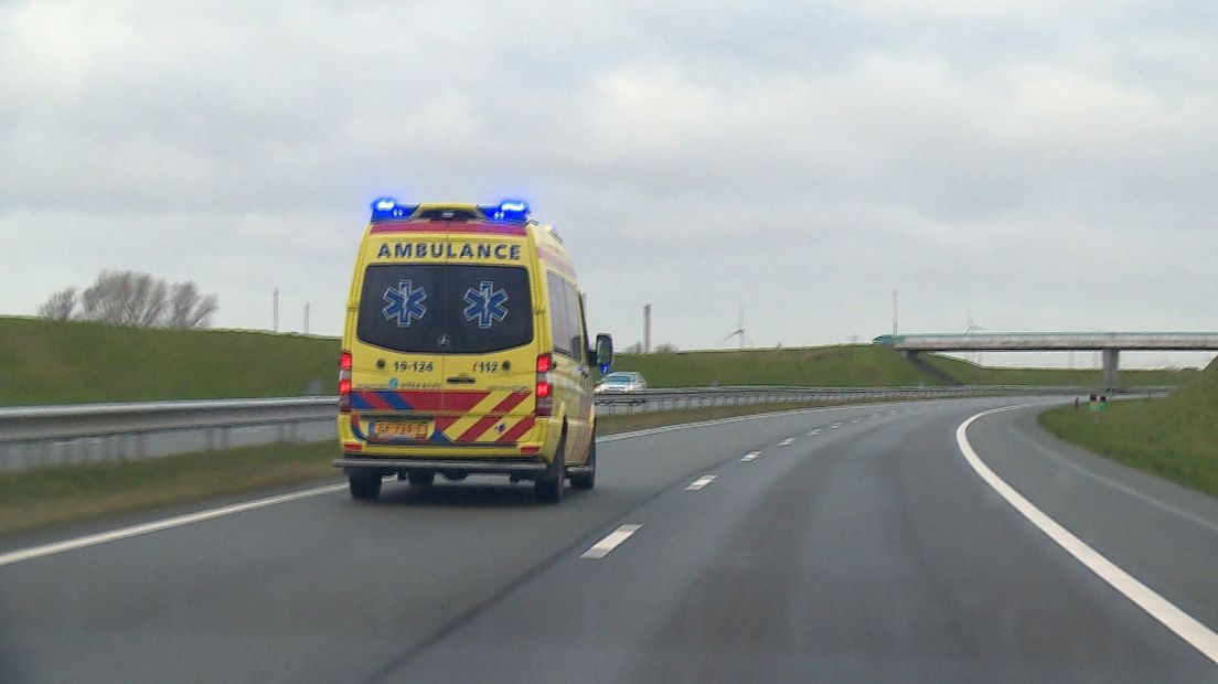 Ambulance met spoed onderweg