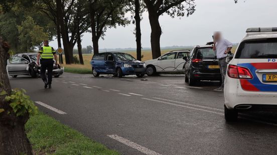 Twee gewonden bij ongeluk op Europaweg Schoonebeek.