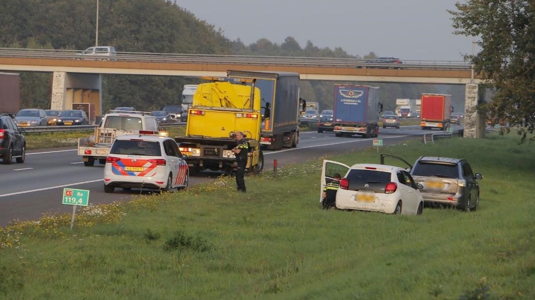 File na ongeluk op A1 bij Holten