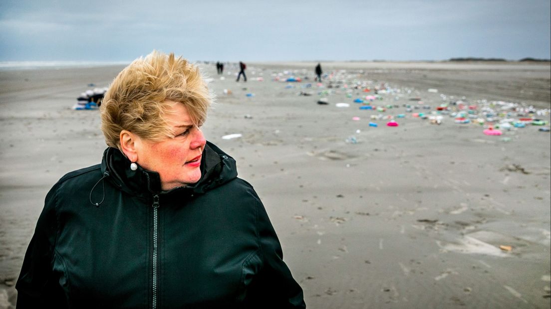 Burgemeester van Schiermonnikoog Ineke van Gent (GroenLinks), voorstander van intensieve samenwerking