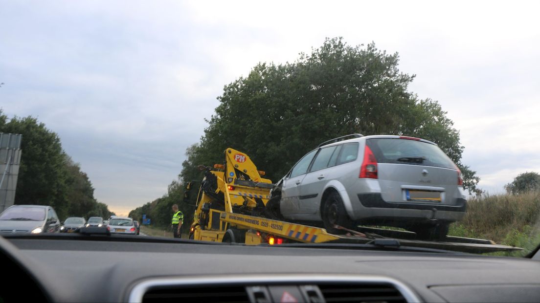 Verkeer staat vast na ongeval op N48