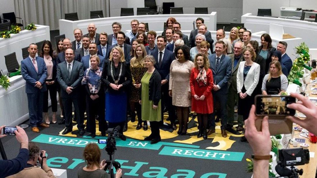 De gemeenteraad van Den Haag in 2018