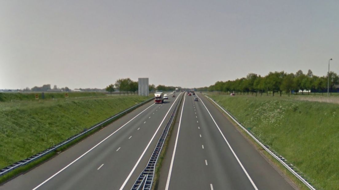 A7 vanuit Zuidbroek richting Westerbroek