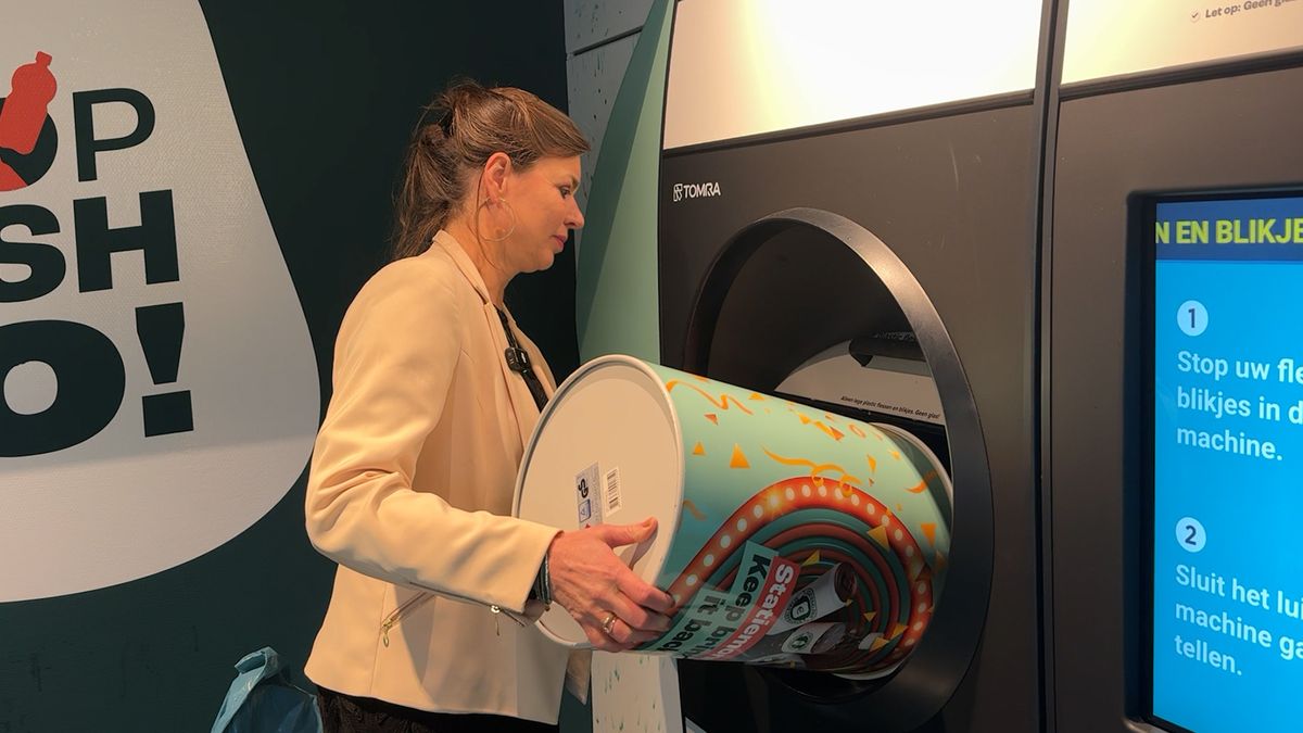 Er wordt nog te weinig statiegeld ingeleverd, daarom heeft Utrecht nu een statiegeldwinkel