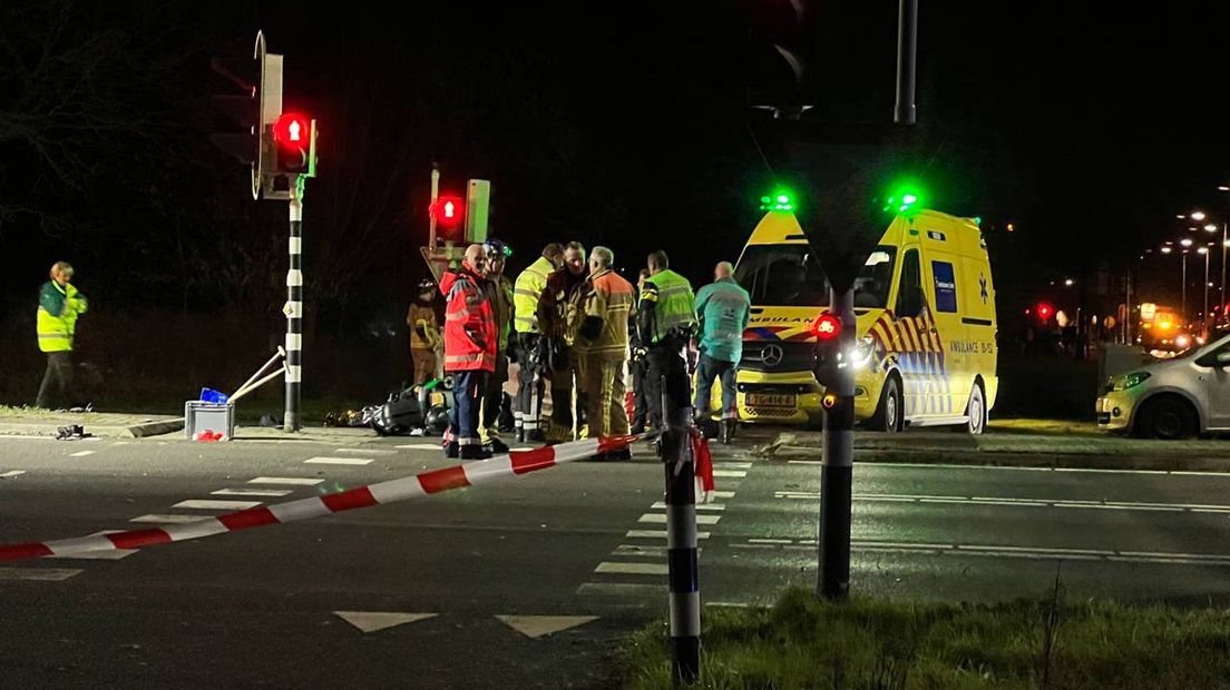 Scooterrijder gewond na ongeluk in Almelo