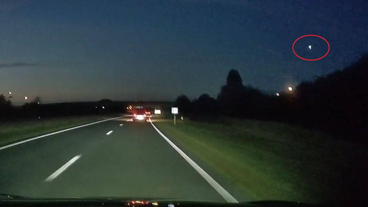 Meteoor te zien vanuit Groningen: 'Een fel licht met lange staart