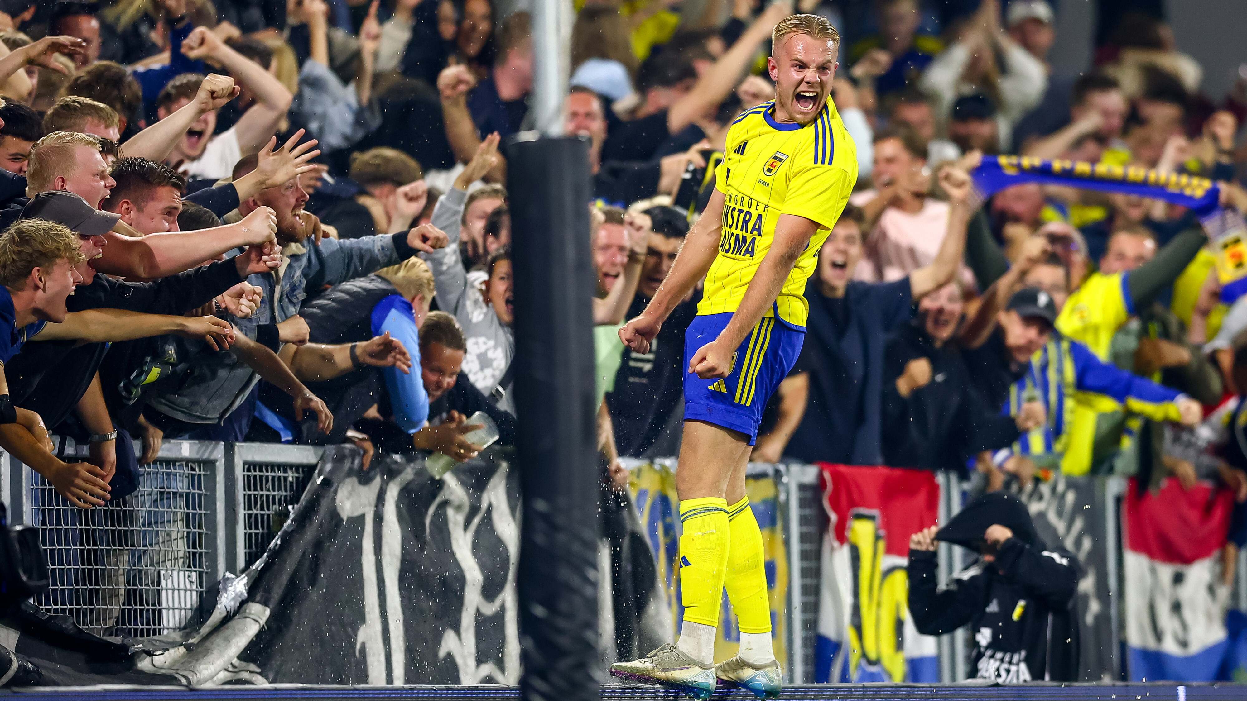 Syn 'finest moment' by Cambuur: Kian Visser skoart de lykmakker tsjin Willem ll