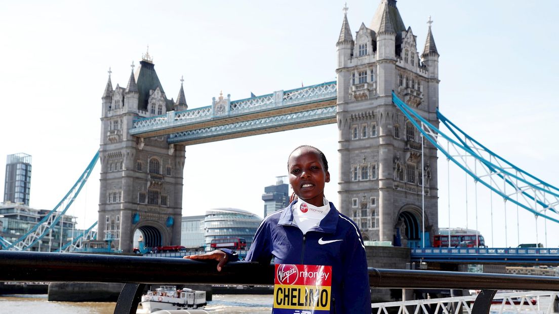 Chelimo werd vorig jaar in Londen wereldkampioen