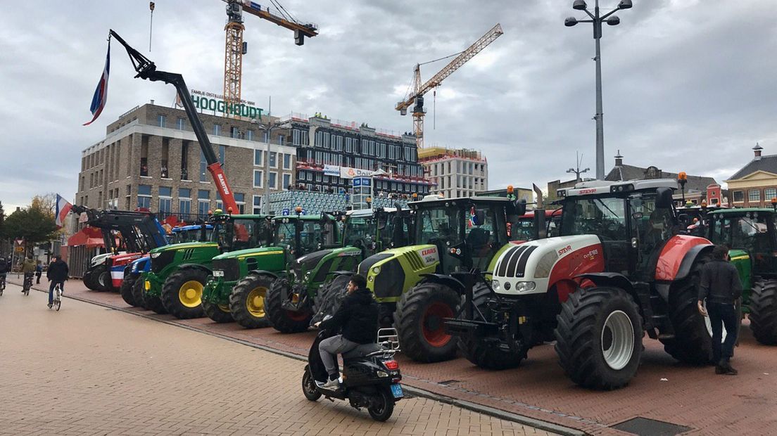 De Grote Markt staat al vol met trekkers