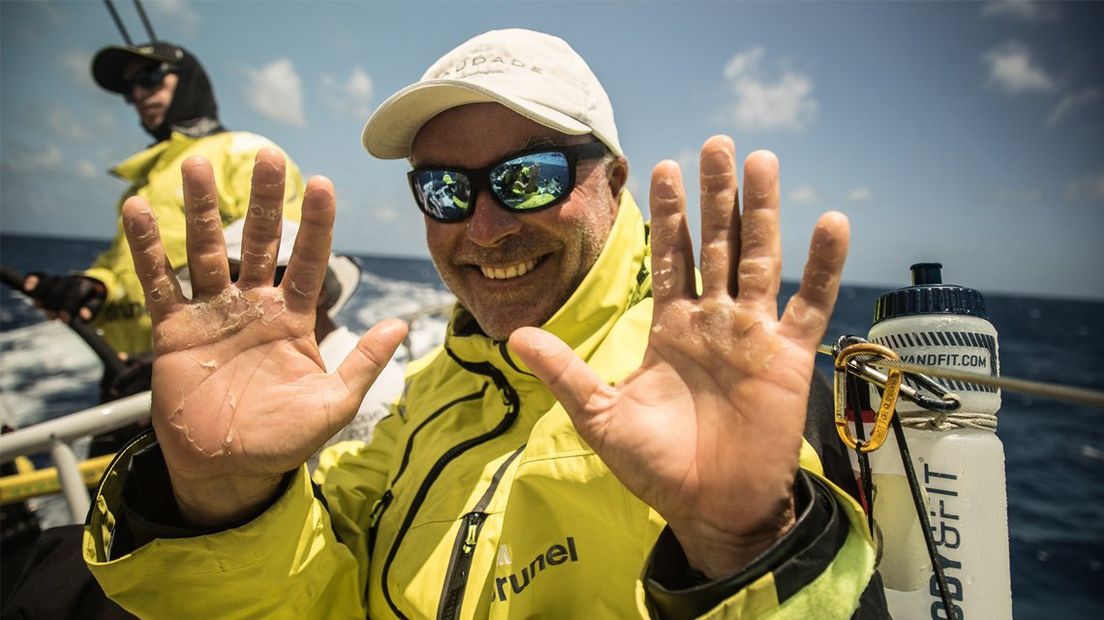 Team Brunel-schipper Bouwe Bekking.