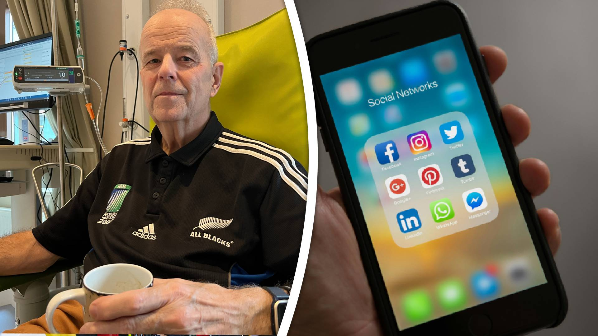 Pieter blijft positief ondanks zijn ziekte