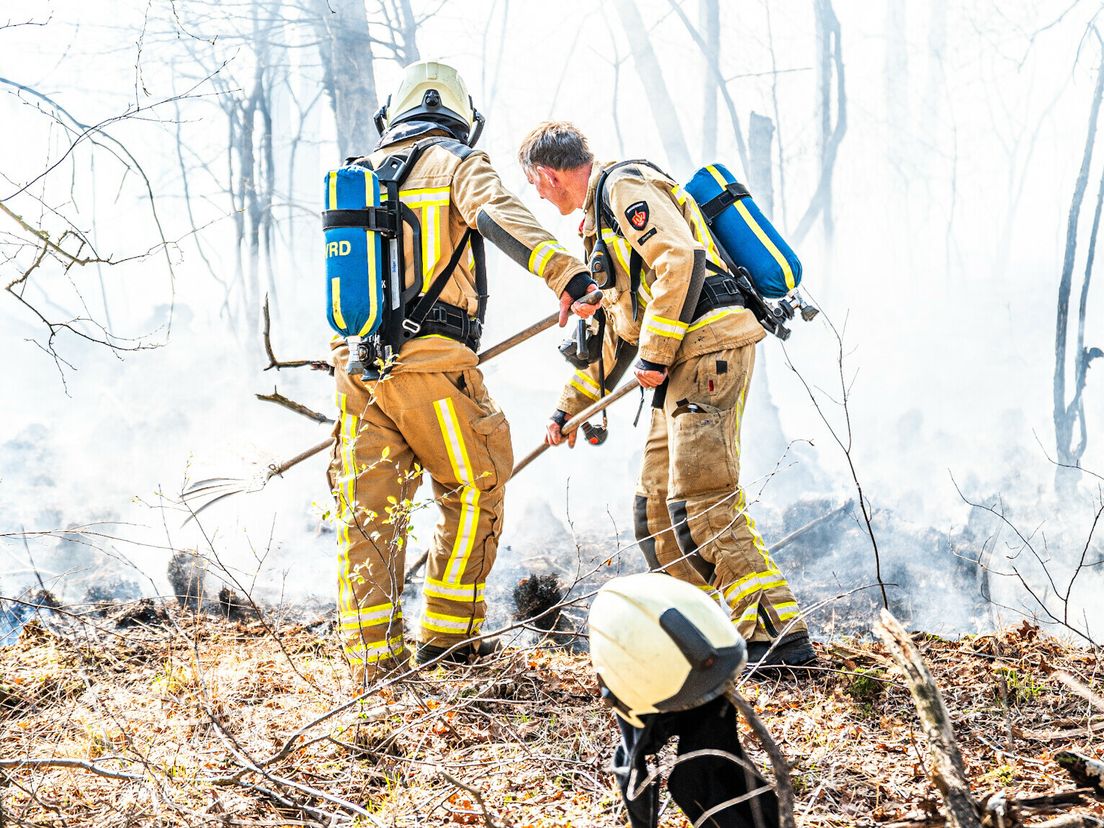 Brandweer heeft brand op Dwingelderveld onder controle