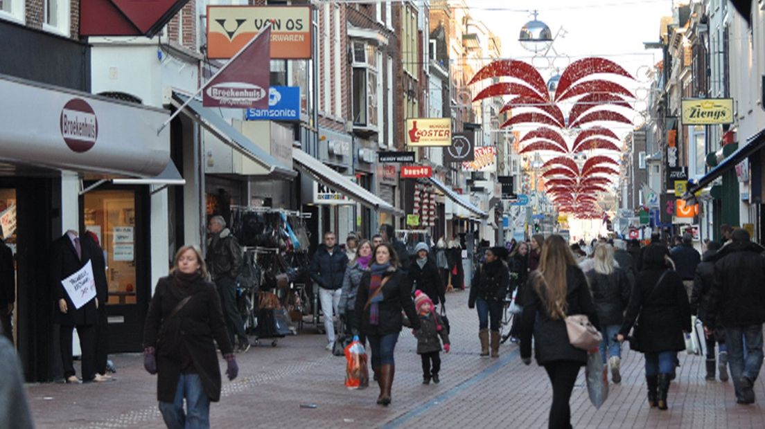 De Haarlemmerstraat in Leiden