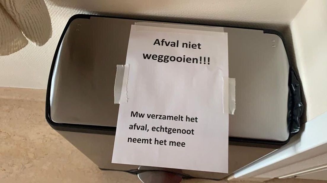 Koijck vroeg het afval van haar operatie te bewaren