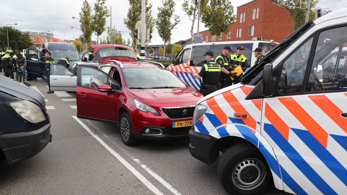 Tientallen demonstranten die A12 willen blokkeren van de weg geplukt