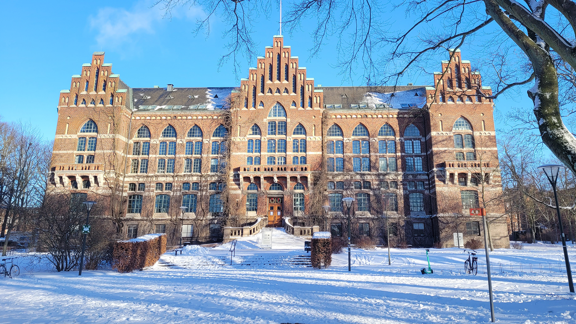 Lund in de winter