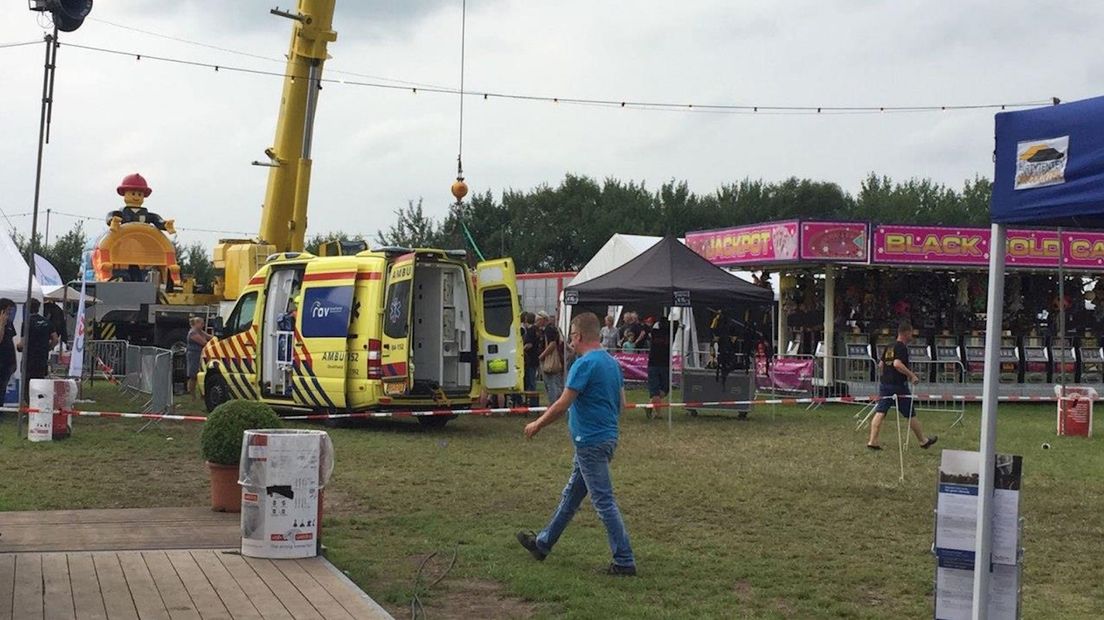 Bungeejumper gewond in Balkbrug