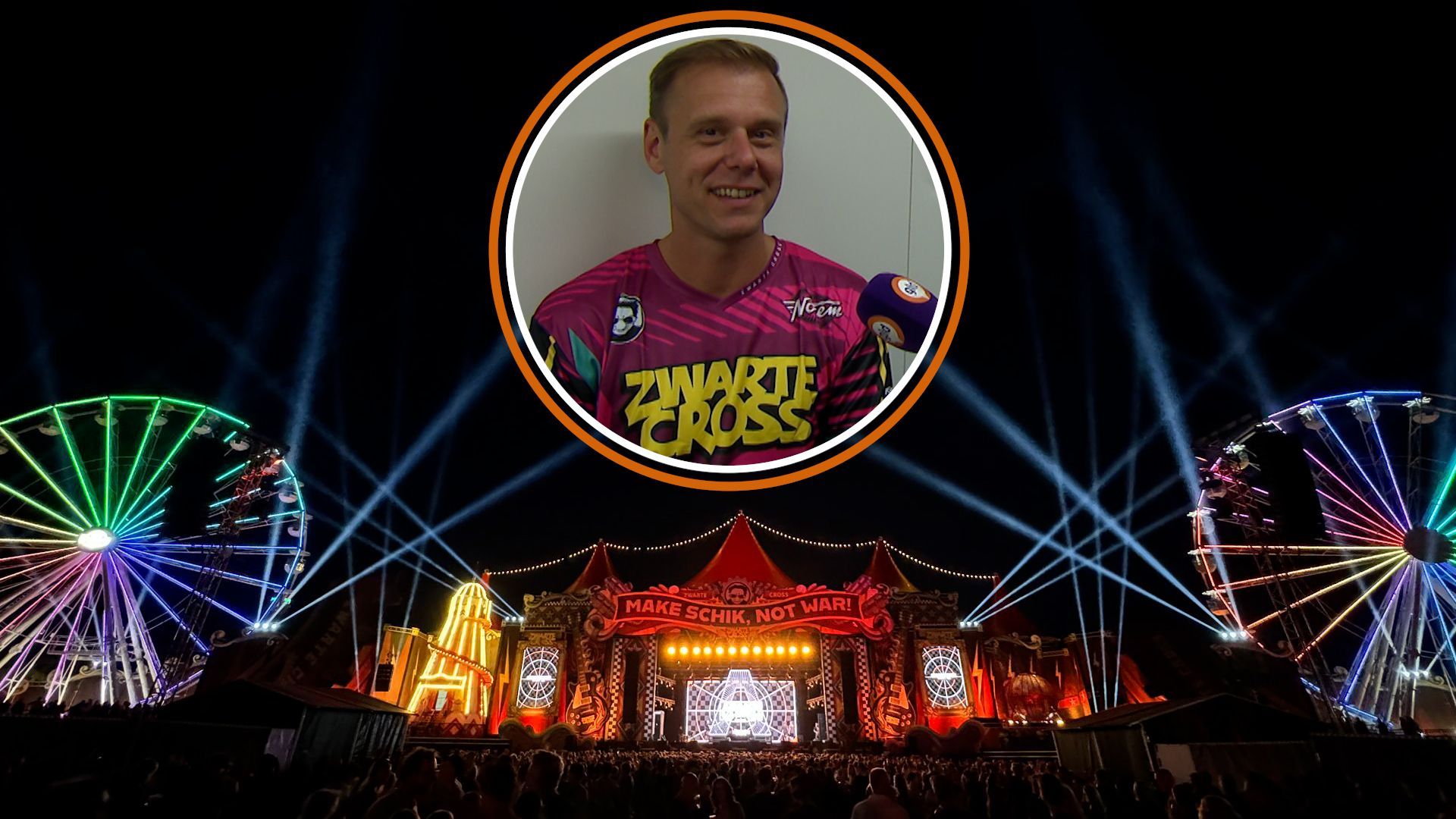 Armin van Buuren draaide donderdagavond op de Zwarte Cross.