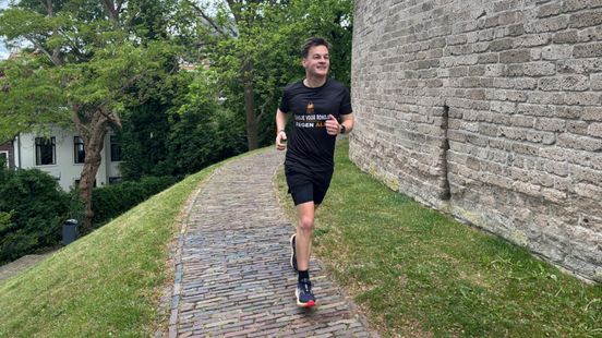 Pieter haalt alles uit de kast voor ALS-onderzoek, rent 75 kilometer in rondjes Home