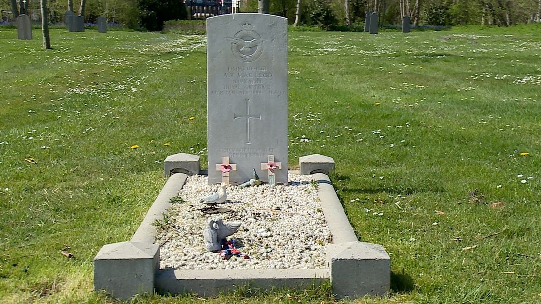 Het graf van navigator Peter Angus McLeod