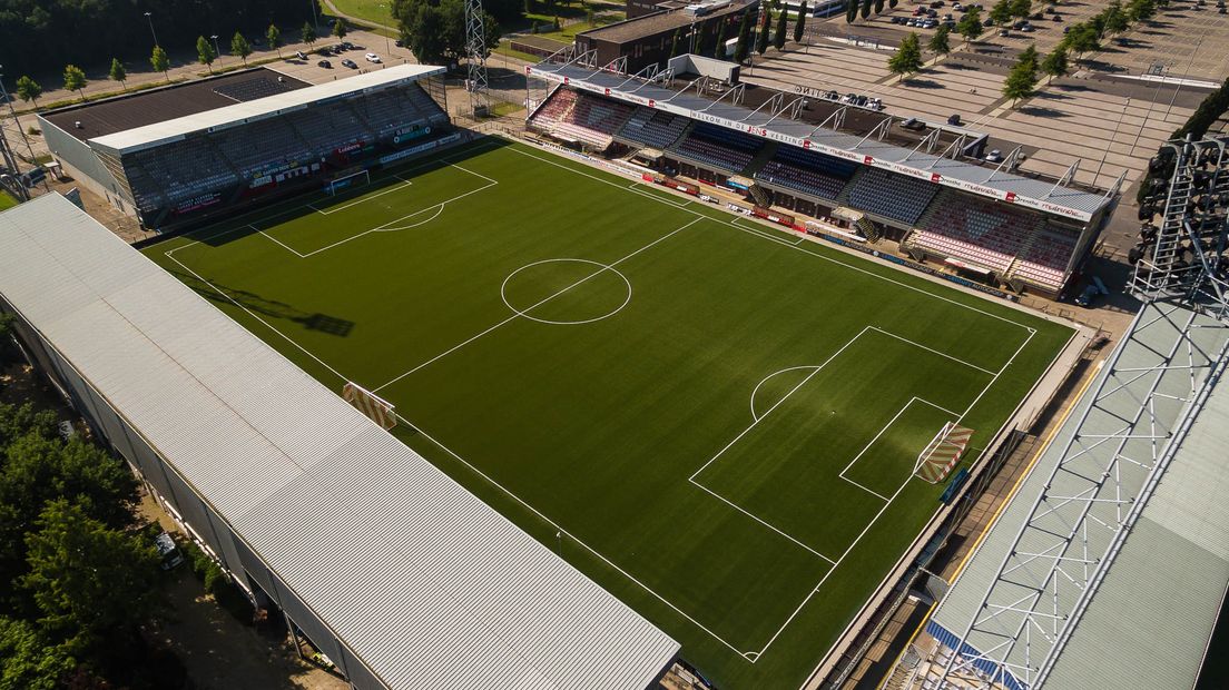 Stadion FC Emmen (Rechten: RTV Drenthe/Fred van Os)
