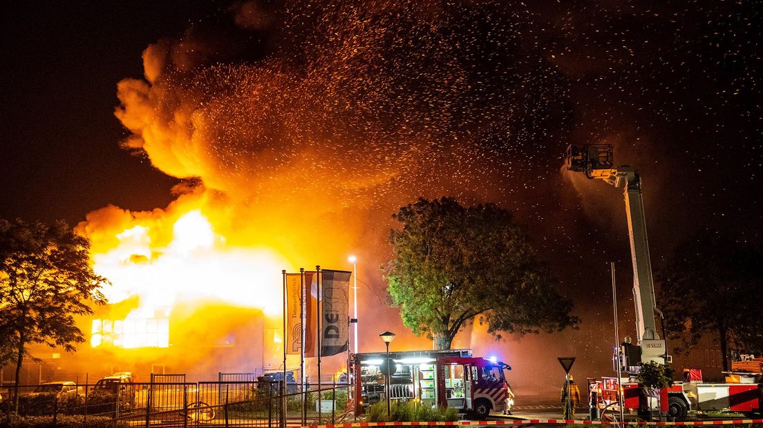 Grote brand in Kampen