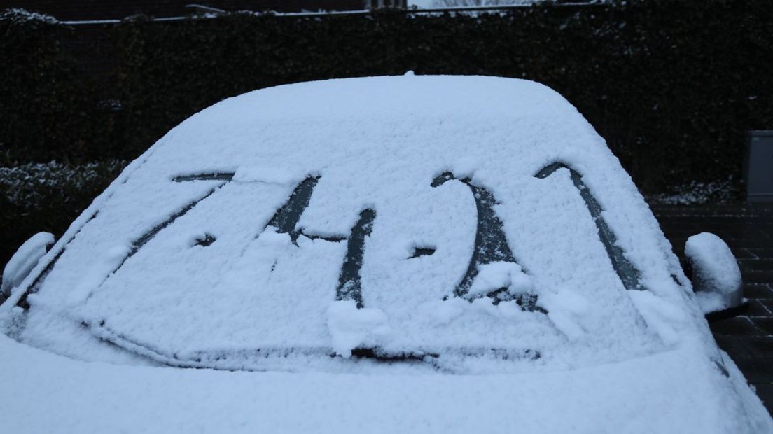 Sneeuw in Overijssel