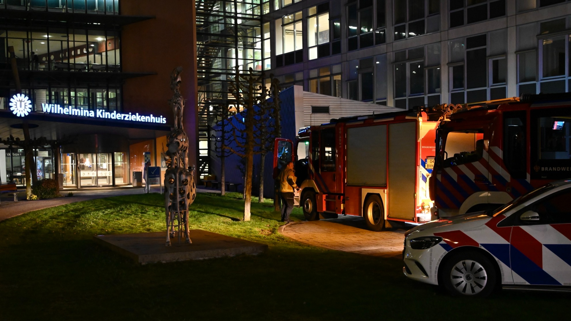 Brand in Wilhelmina Kinderziekenhuis in Utrecht gedoofd, geen gewonden