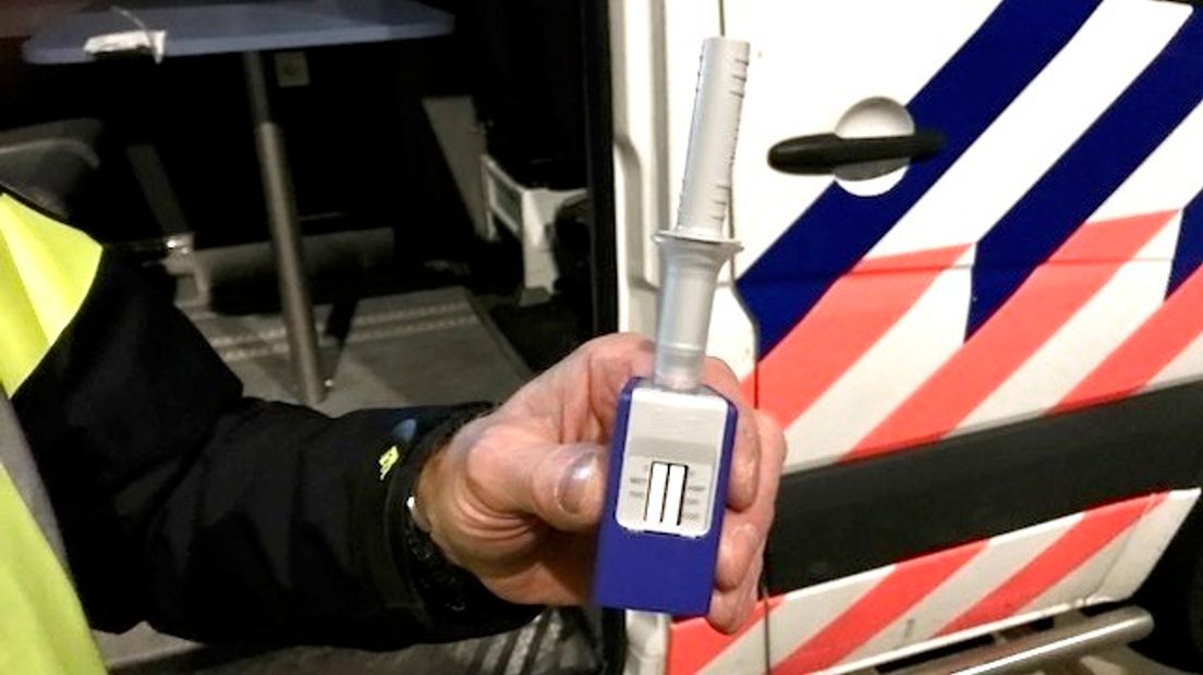 Drugstest van de politie, archieffoto
