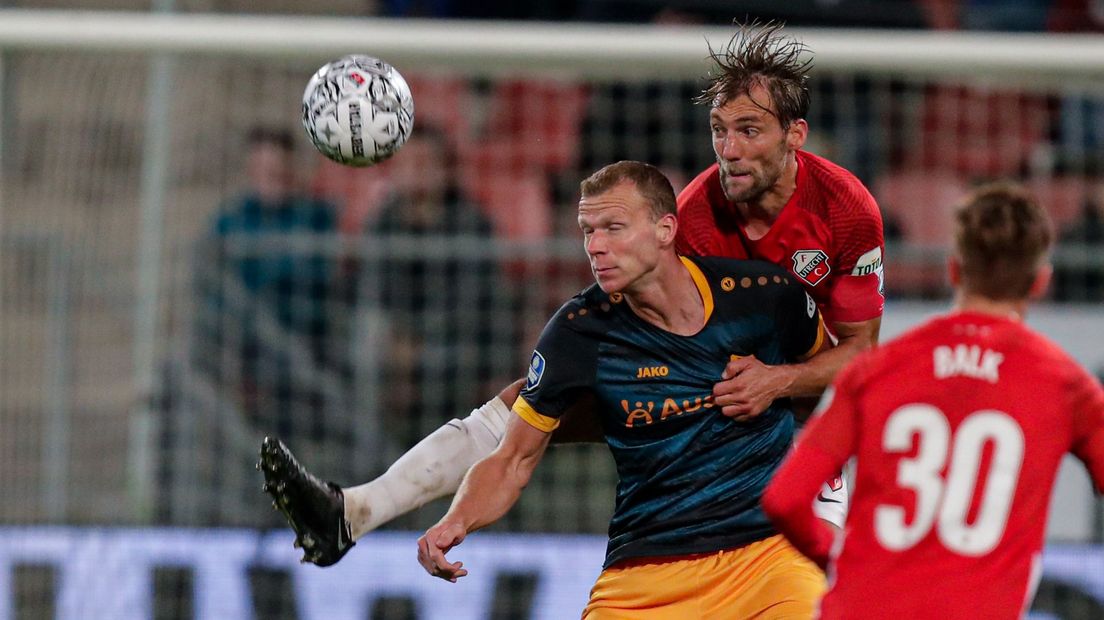 Henk Veerman als speler van Heerenveen tegen FC Utrecht