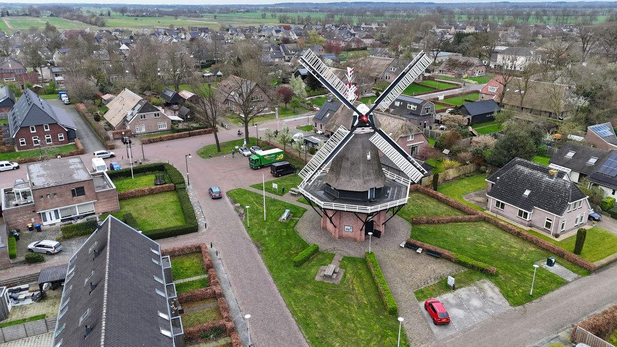 Molen De Sterrenberg in Nijeveen blijft van gemeente: te duur om van de hand te doen